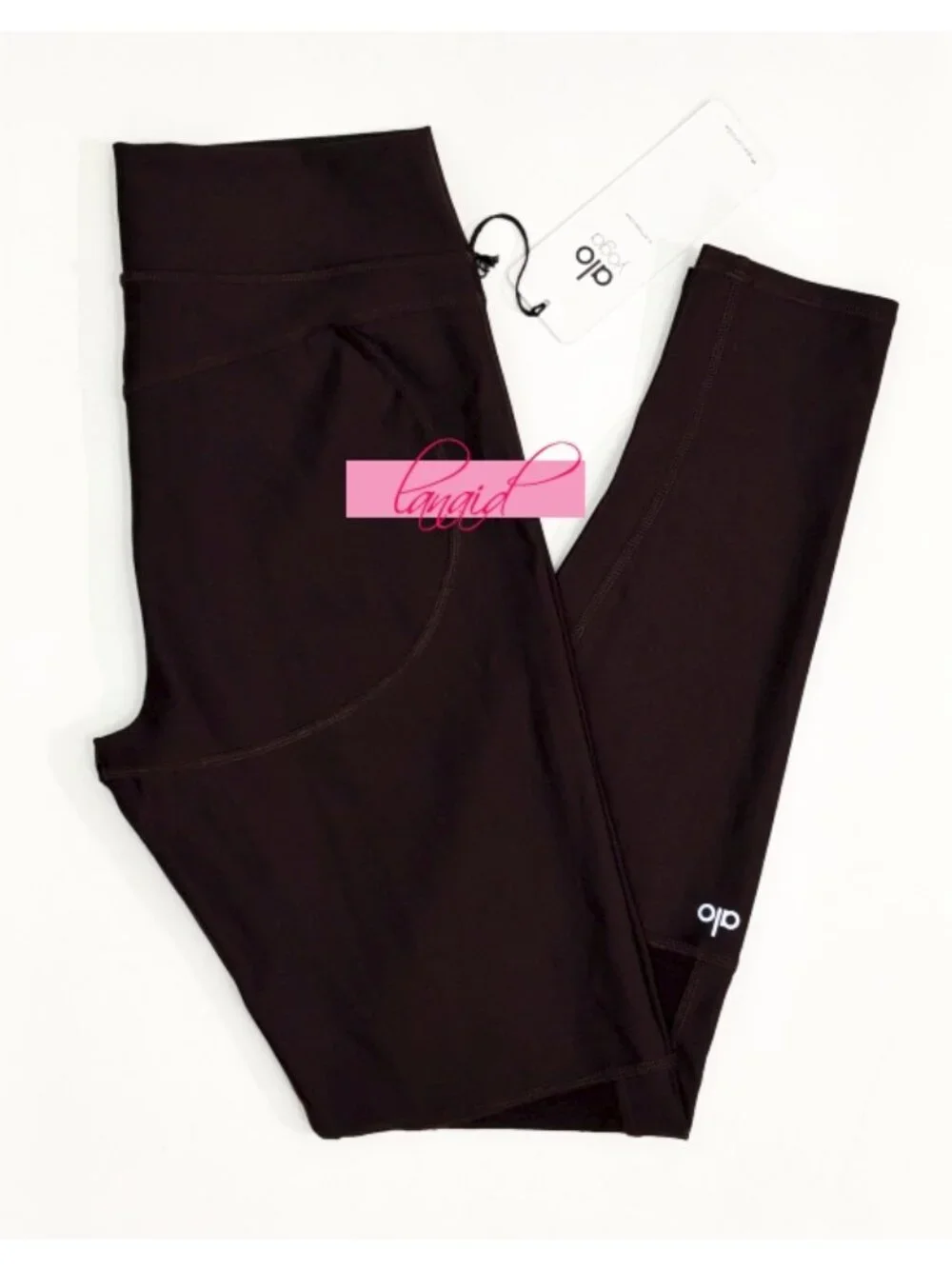 Alo Airlift High-Waist Embody Legging Oxblood Mesh Cut-Outs Cutouts Hi-Rise Pant